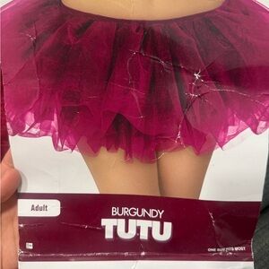Burgundy Tutu Skirt for women